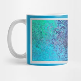 Blue coral beach Mug